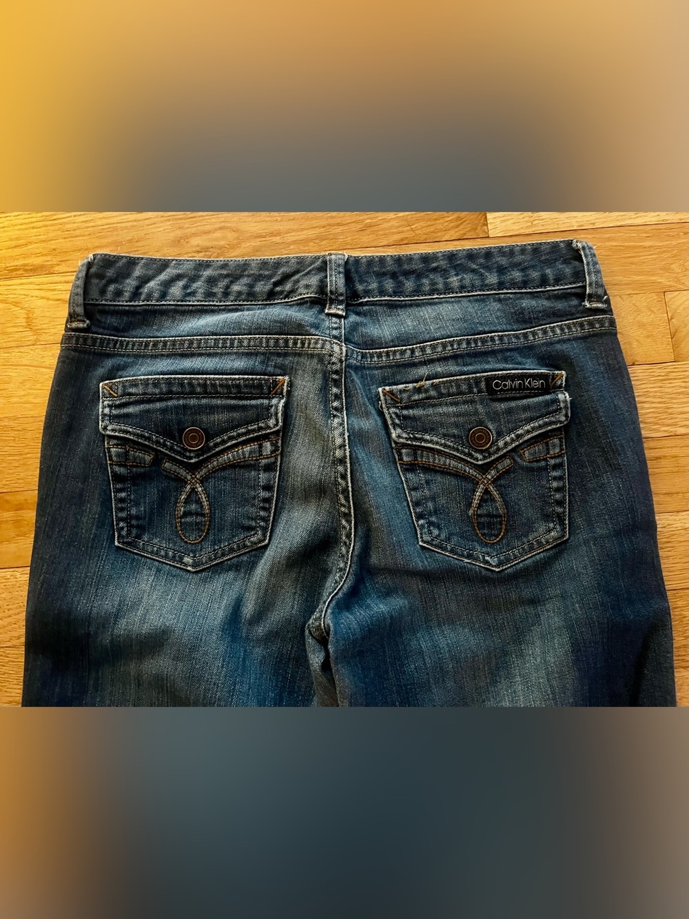 Calvin Klein Bootcut Jeans Sz 10 - Picture 4 of 6